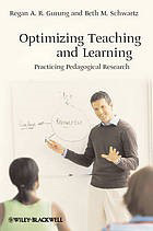 Book cover for Optimizing teaching and learning